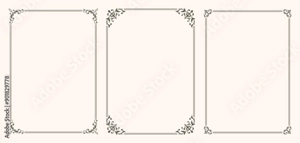 Obraz A set of decorative frames