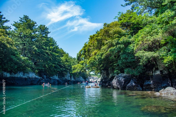 Fototapeta Soesokkak ujście, natura wyspy Jeju w Korei Sesokaku, natura wyspy Jeju w Korei