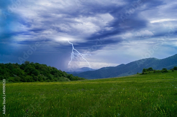 Obraz Lightning landscape