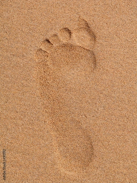 Obraz mój ślad na piasku