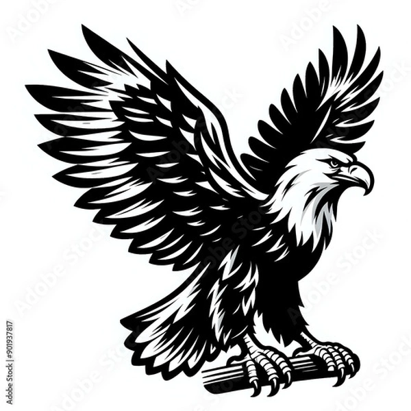 Obraz eagle vector illustration