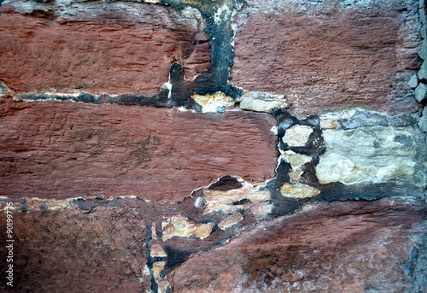 Fototapeta Malerische Mauer im Markgräfler Land