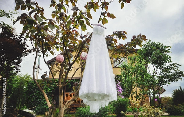 Fototapeta Wedding dress