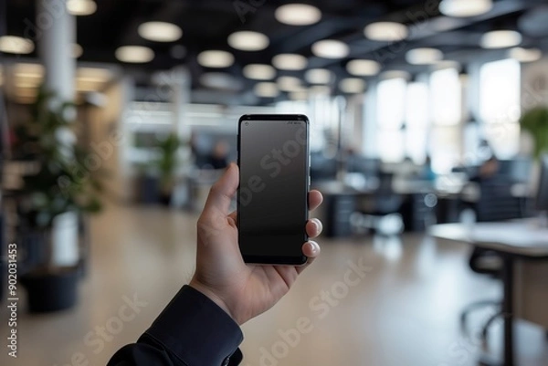 Fototapeta Mobile Phone Recommendations in the Office: A Guide to Technology Consulting and Expert Insights