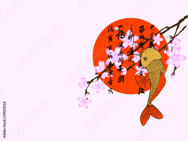 Obraz Koi Fish Background
