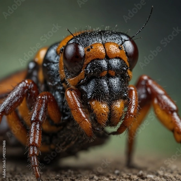 Fototapeta Super detailed macro photos of small insects