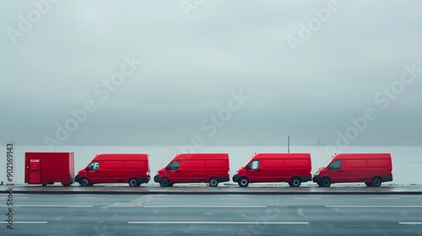 Obraz Delivery Vans