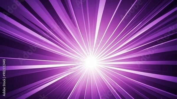 Fototapeta purple sun rays abstract background copy space backdrop art