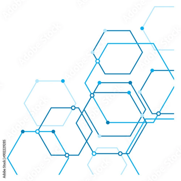 Obraz Hexagon Tech Corner