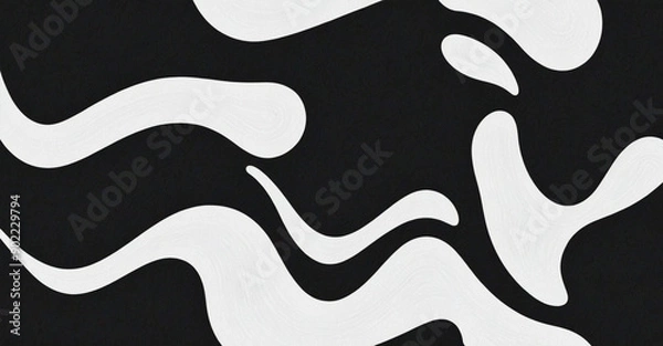 Obraz black and white background