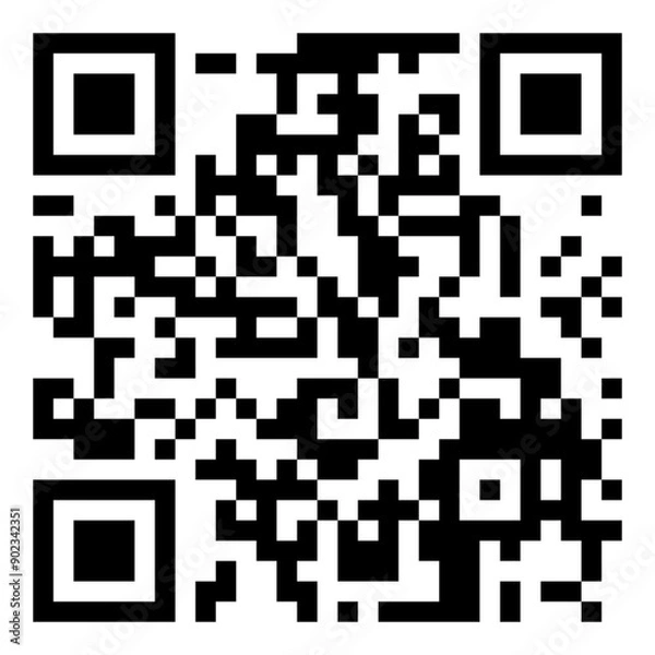 Fototapeta Maximize Engagement with Stunning Black and White QR Codes: Design Tips and Inspiration