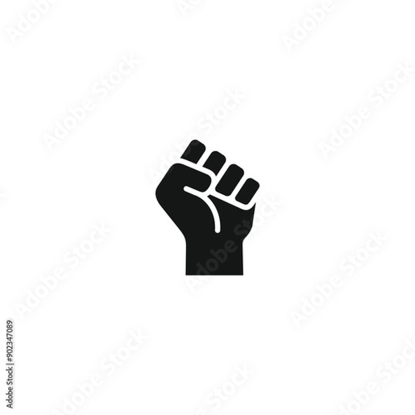 Obraz Fist bump icon vector. EPS 10 editable vector
