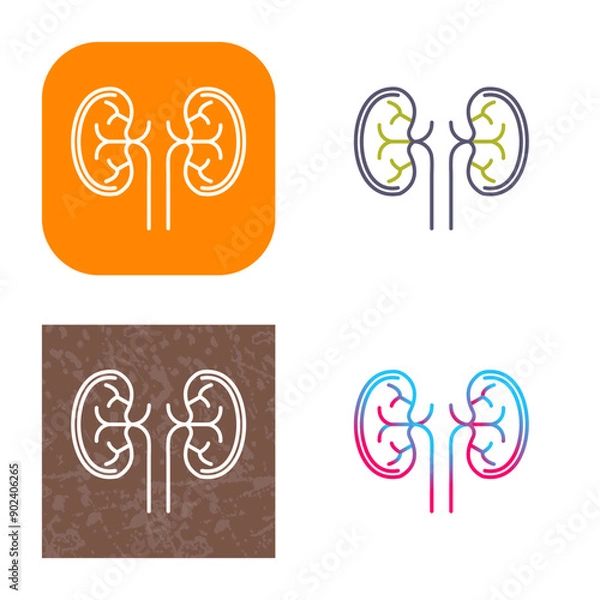 Obraz Kidney Icon Design