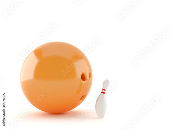 Obraz Ball's size presses on a ball