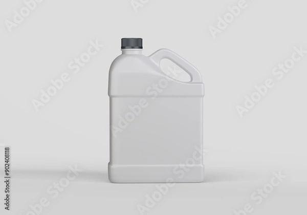 Obraz white plastic container isolated.