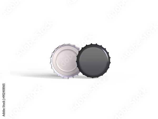 Obraz cap bottle isolated on white