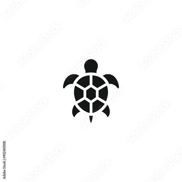 Obraz Turtle icon vector. EPS 10 editable vector
