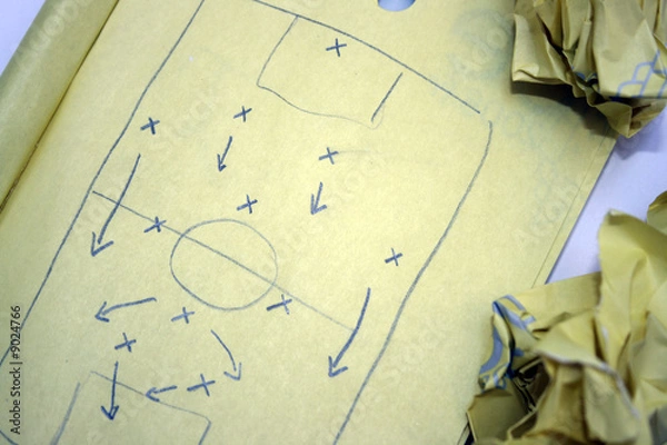 Obraz football formation tactics