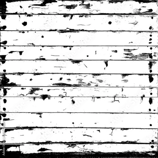 Fototapeta White Painted Wood Texture with Rusty Grunge and Scratches