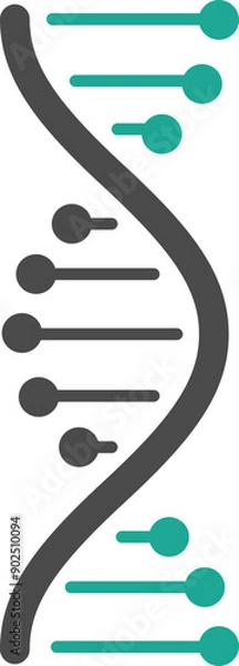 Fototapeta DNA Strand Icon