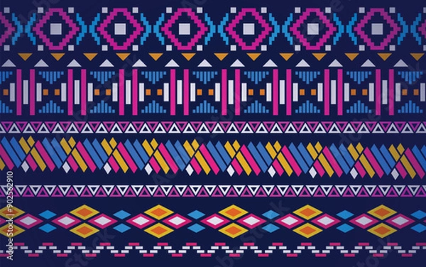 Obraz ethnic pattern seamless vector
