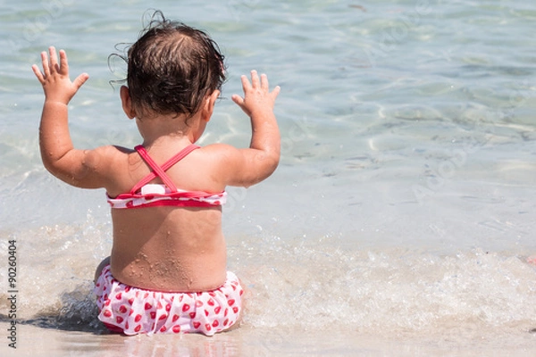 Obraz bebe al mare