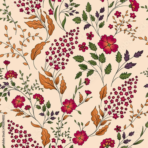 Obraz seamless floral pattern