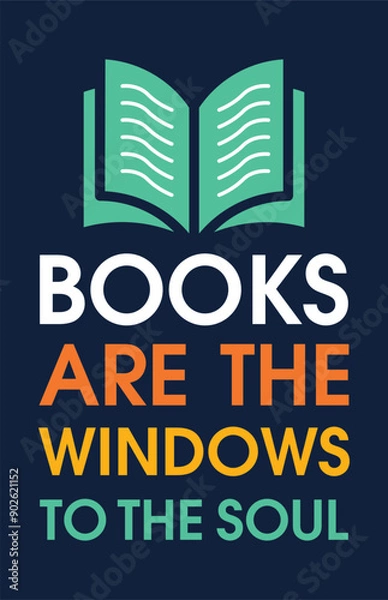 Obraz a poster for book lovers that says a quote about books