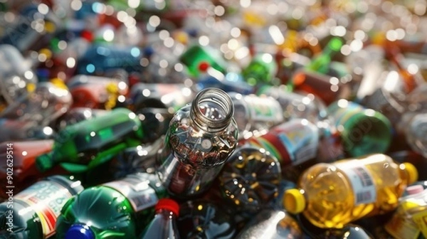 Fototapeta Sustainable Recycling. Environmental-friendly concept