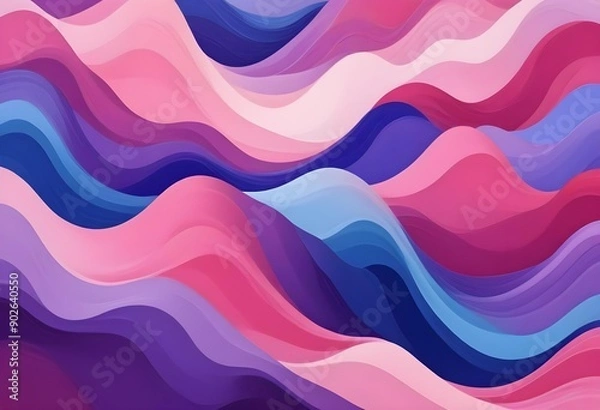 Fototapeta Abstract colorful wavy background