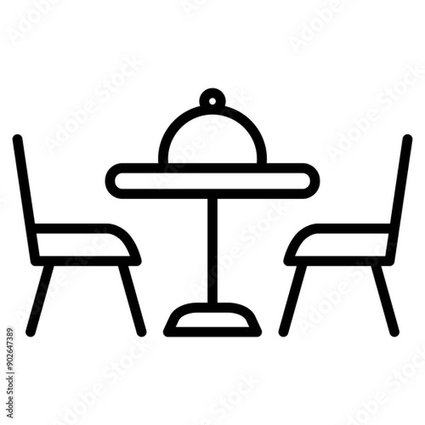 Fototapeta Resort Dining icon