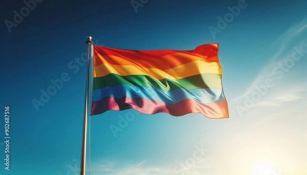 Fototapeta LGBTQ Pride flag wave