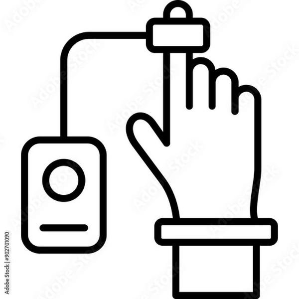 Obraz Galvanic Skin Response Icon