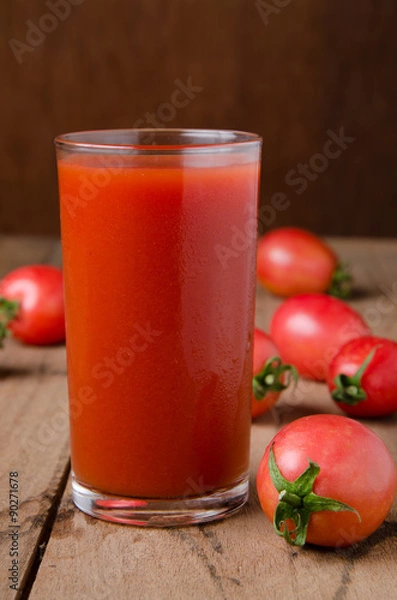Fototapeta tomatoes juice