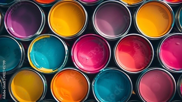 Fototapeta さまざまな塗料