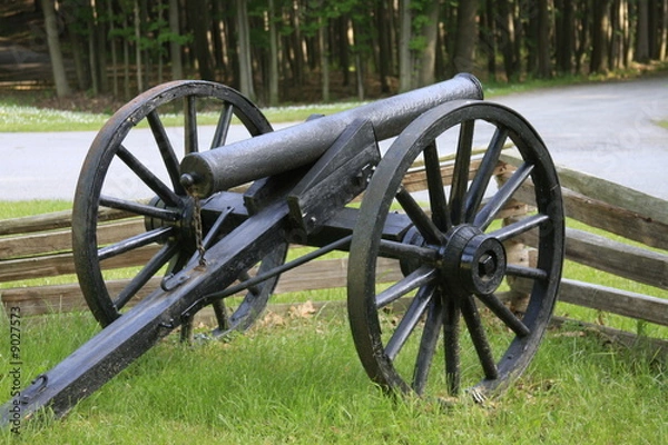 Obraz old civil war cannon