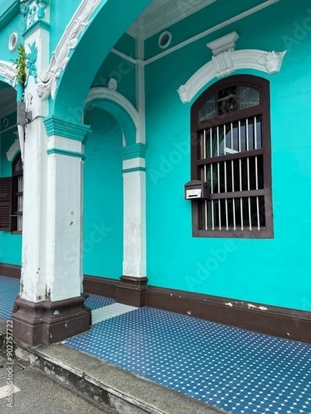 Fototapeta building with a window