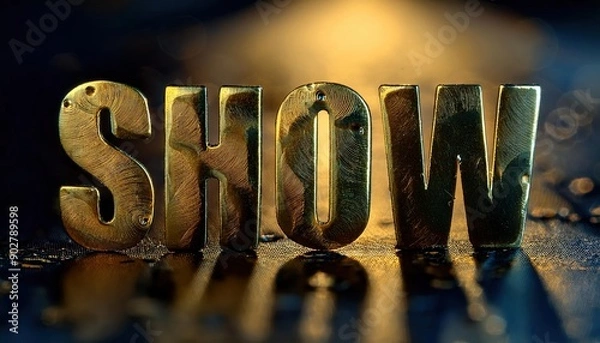 Fototapeta Show: A Captivating Display of Lettering Art