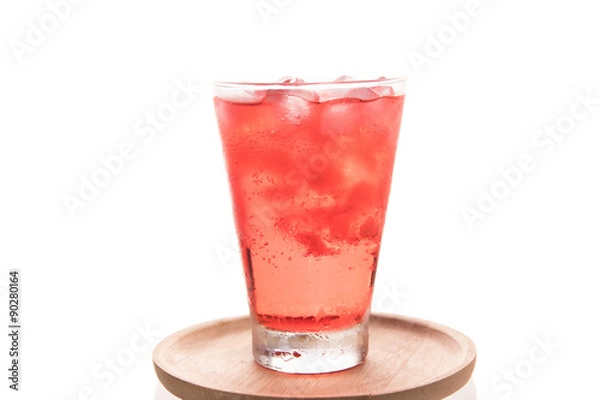 Fototapeta red sweet drink
