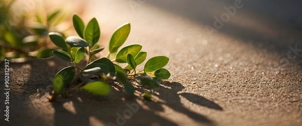 Obraz Artistic photo of beautiful flowers with the effect of Bokeh lights and the play of light and shadow.