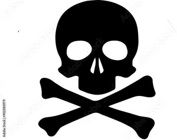 Obraz skull and crossbones