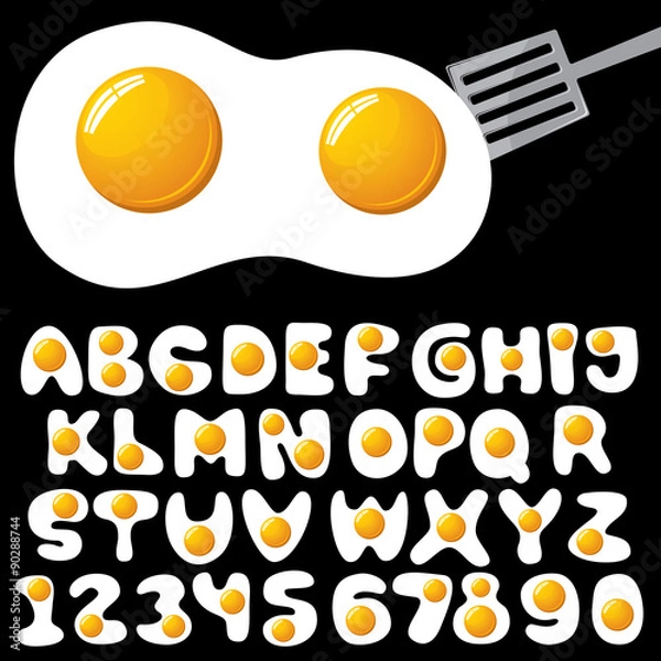 Obraz eggs alphabet