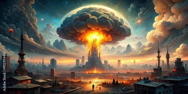 Obraz Apocalyptic Cityscape