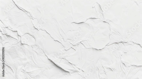 Obraz A crisp, white plain background with a slight texture for a refined and elegant touch, ideal for any design application