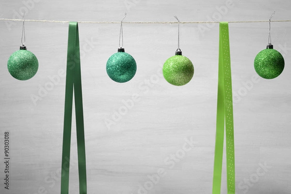 Obraz Christbaumkugeln