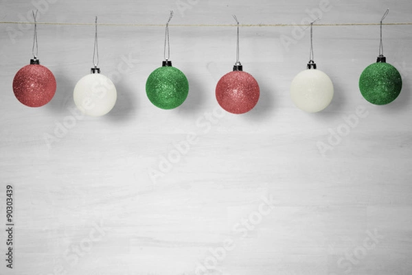 Obraz Christbaumkugeln