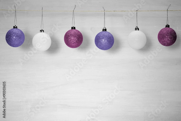 Obraz Christbaumkugeln