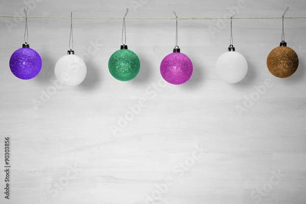 Obraz Christbaumkugeln