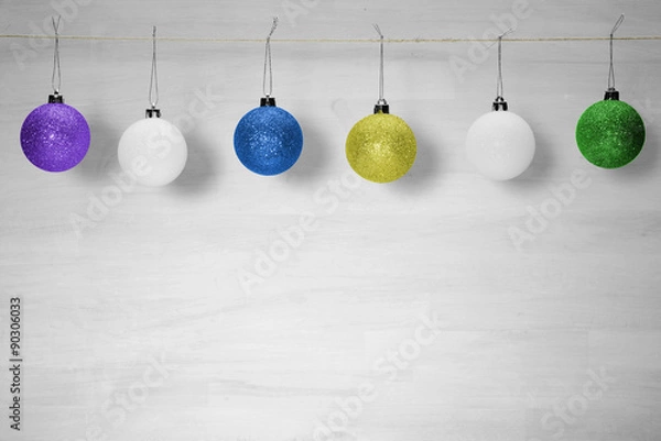 Obraz Christbaumkugeln