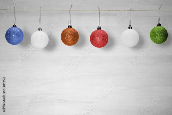 Obraz Christbaumkugeln